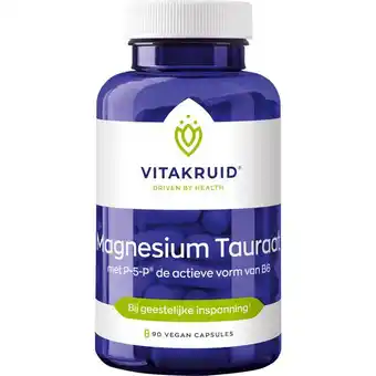Etos Vitakruid Magnesium Tauraat met P-5-P - 90 vegan capsules aanbieding