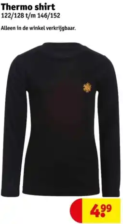 Kruidvat Thermo shirt aanbieding