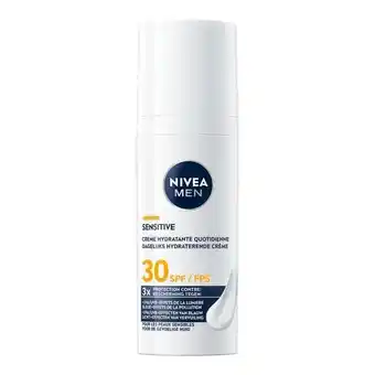 Etos NIVEA MEN Sensitive Triple Protect Moisturizer SPF30 50 ML aanbieding