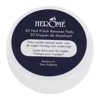 Etos Herome Acetonvrije Nail Polish Remover Pads aanbieding