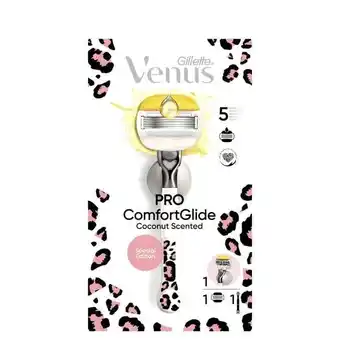 Etos Gillette Venus Comfortglide Coconut Luipaard Scheersysteem 5 Blades plus 1 Mesje aanbieding