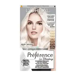 Etos L'Oréal Paris Préférence Le Blonding Ultra Platinum Ontkleuring aanbieding