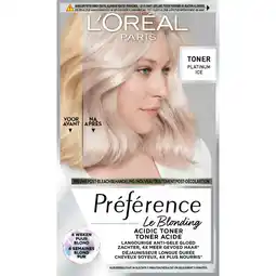 Etos L Oréal Paris Préférence Toner Platinum Ice aanbieding