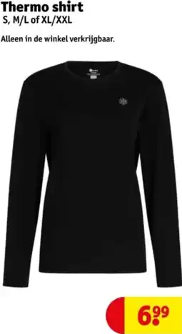 Kruidvat Thermo shirt aanbieding