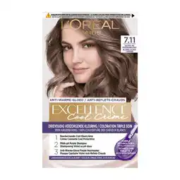 Etos L'Oréal Paris Excellence Cool Creams Permanente Haarverf 7.11 Ultra Ash Blond aanbieding
