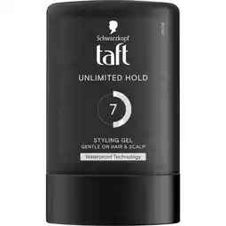 Etos Taft Styling Gel Unlimited Hold Gel 300 ML aanbieding