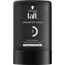Etos Taft Styling Gel Unlimited Hold Gel 300 ML aanbieding
