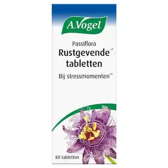 Etos A.Vogel Passiflora Rustgevende1* Tabletten Helpt Bij Stressmomenten1* 80 stuks aanbieding