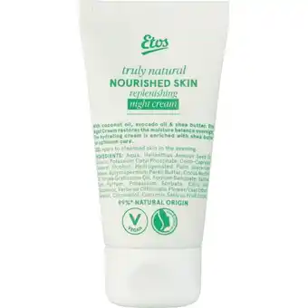 Etos Etos Truly Natural Nightcream 50 ML aanbieding