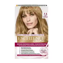 Etos L'Oréal Paris Excellence Crème Verzorgende Crèmekleuring 7.3 Goudblond aanbieding