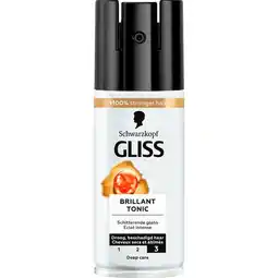 Etos Gliss Kur brilliant tonic droog beschadigd haar aanbieding