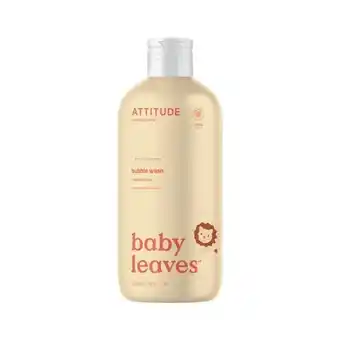 Etos ATTITUDE Baby Leaves Bubble Bath peer & nectar 473 ml aanbieding