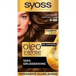 Etos Syoss Oleo Intense 5-86 Lichtbruin/Châtain Clair aanbieding