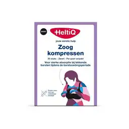 Etos HeltiQ Zoogkompressen Zwart aanbieding