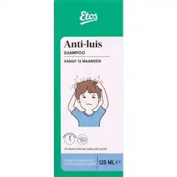 Etos Etos Anti-luis Shampoo 125 ML aanbieding