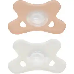 Etos Difrax Fopspeen Natural Siliconen Blossom/Wit 0-6 Maanden aanbieding