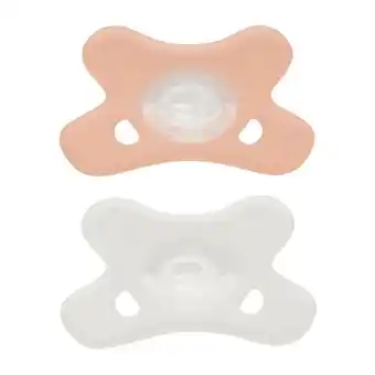 Etos Difrax Fopspeen Natural Siliconen Blossom/Wit 0-6 Maanden aanbieding