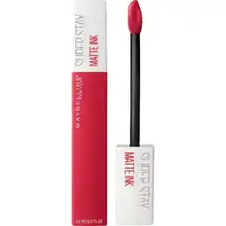 Etos Maybelline New York Superstay Matte Ink Lippenstift 80 Ruler aanbieding