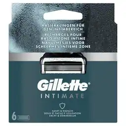 Etos Gillette Intimate Navulmesjes 6 Stuks aanbieding
