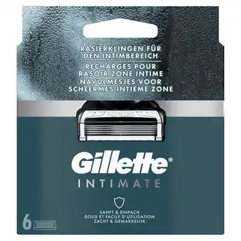 Etos Gillette Intimate Navulmesjes 6 Stuks aanbieding