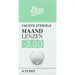 Etos Etos zachte maandlenzen -3.00 4st aanbieding