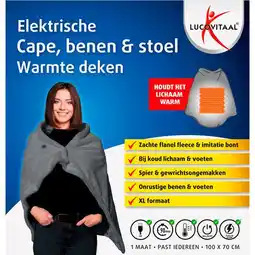 Etos Lucovitaal Elektrische Cape Deken 100x70 CM aanbieding