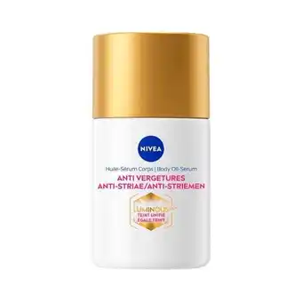 Etos NIVEA Luminous630 Anti-Striae Lichaamsolie-serum 100 ML aanbieding