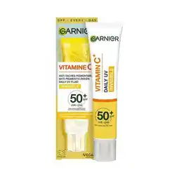 Etos Garnier Vitamine C Daily UV Anti-pigmentvlekken Fluid SPF50 40 ML aanbieding
