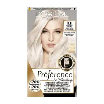 Etos L'Oréal Paris Infinia Preference Cool Haarverf 11.11 Ultra Light aanbieding