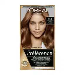 Etos L'Oréal Paris Préférence Permanente Haarverf 5.3 Virginie aanbieding