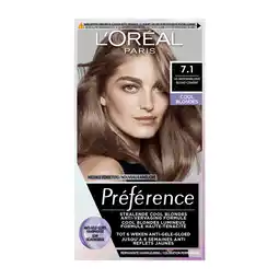Etos L'Oréal Paris Préférence Cool Blondes Permanente Haarverf 7.1 Iceland aanbieding