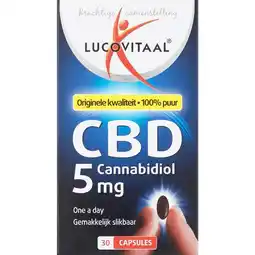 Etos Lucovitaal CBD 5 mg Cannabidiol Capsules aanbieding