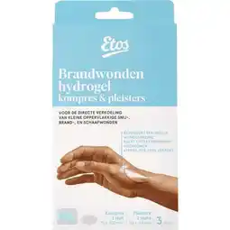 Etos Etos Doosje met 1x hydrogel kompres + 2x hydrogel pleisters aanbieding