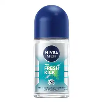 Etos NIVEA MEN Fresh Kick Deodorant Rolller 50 ML aanbieding