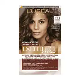 Etos L'Oréal Paris Excellence Universal Nudes Permanente Haarverf 5U Lichtbruin aanbieding