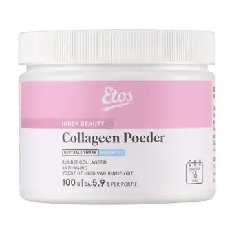 Etos Etos Inner Beauty Collageen Poeder 100 GR aanbieding