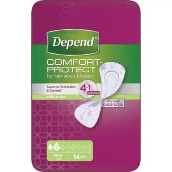 Etos Depend Pads Mini aanbieding