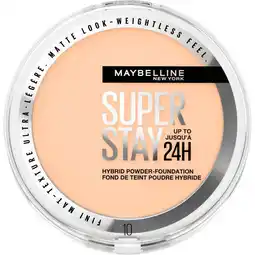 Etos Maybelline New York SuperStay 24H Hybrid Powder Foundation 10 aanbieding