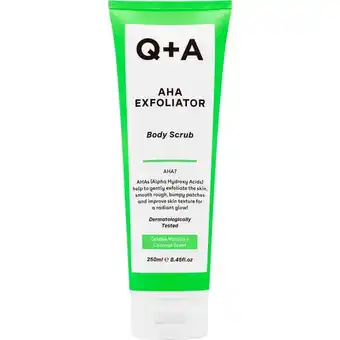 Etos Q+A AHA Exfoliator Body Scrub 250ML aanbieding
