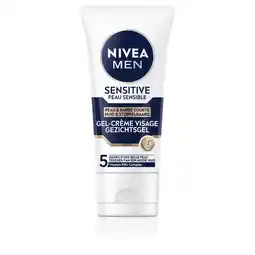 Etos NIVEA Men Sensitive Huid & Stoppelbaard Gezichtsgel 50 ML aanbieding