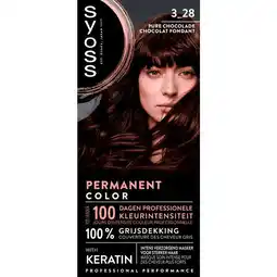 Etos Syoss Haarverf 3-28 Pure Chocolade aanbieding