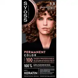 Etos Syoss Haarverf 5-8 Hazelnootbruin aanbieding