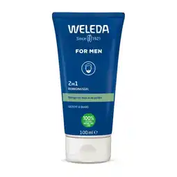 Etos Weleda Men 2-in-1 reinigingsgel voor gezicht & baard aanbieding