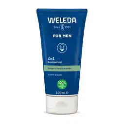 Etos Weleda Men 2-in-1 reinigingsgel voor gezicht & baard aanbieding