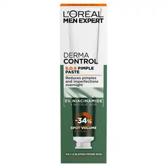 Etos L'Oréal Men Expert Derma Control Pimple Paste - 45ML aanbieding