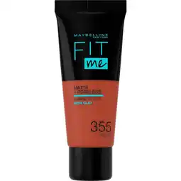 Etos Maybelline New York Fit Me Matte + Poreless Foundation 355 Pecan 30 ML aanbieding
