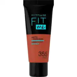 Etos Maybelline New York Fit Me Matte + Poreless Foundation 355 Pecan 30 ML aanbieding