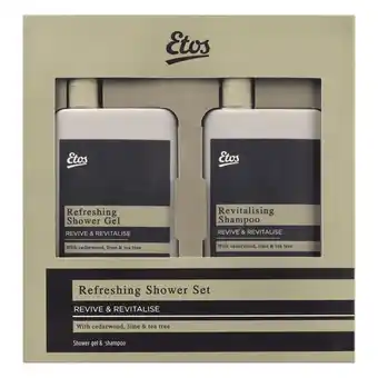 Etos Etos Cadeauset met Douchegel & Shampoo 200ml aanbieding
