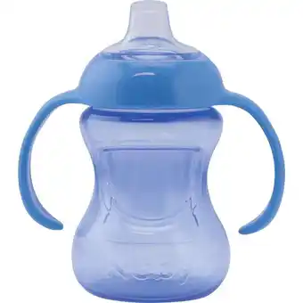 Etos Nuby Mini Easy Grip Drinkbeker Handvaten Blauw 4 Maanden 150 ML aanbieding