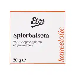 Etos Etos Spierbalsem Kaneelolie 20 GR aanbieding